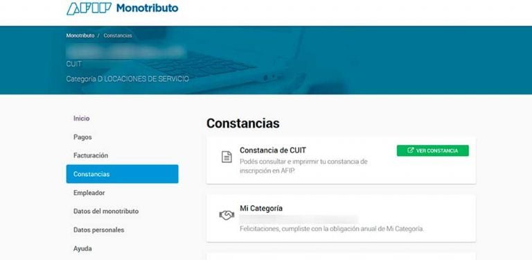 Cómo obtener una Constancia de Monotributo Ayuda Trámites