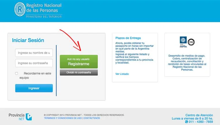 Pasaporte express