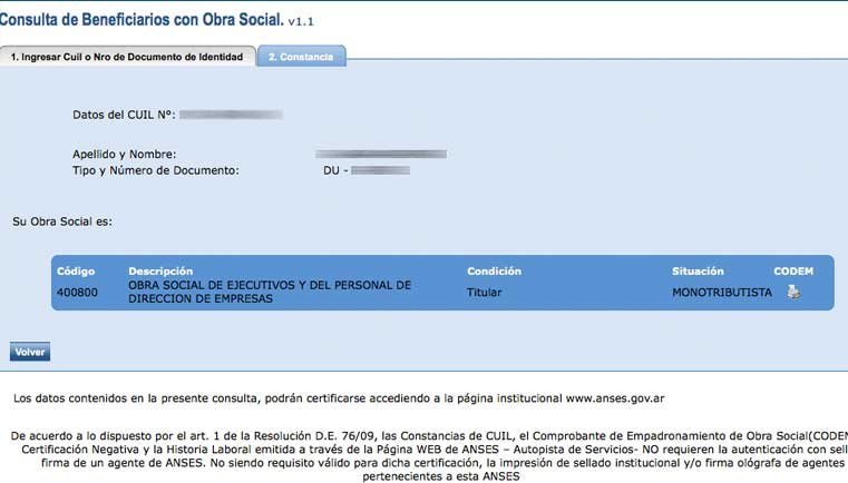 sacar CODEM Paso 1