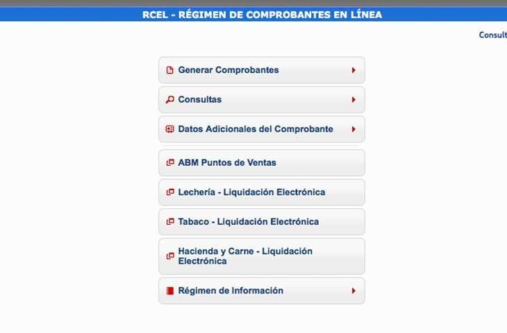 Factura electrónica rcel