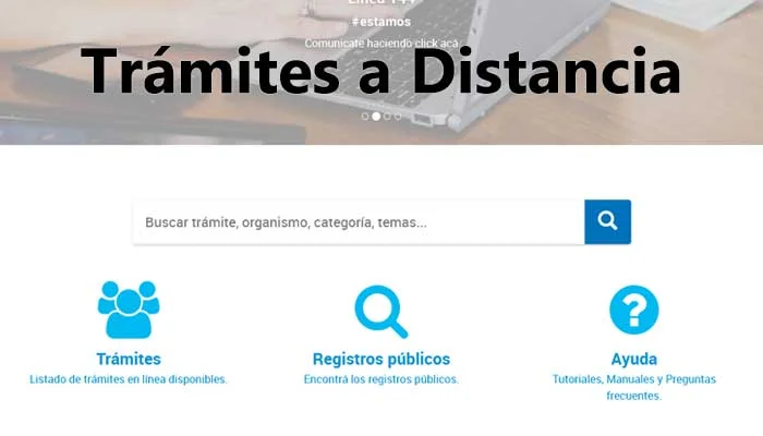 tramites a distancia