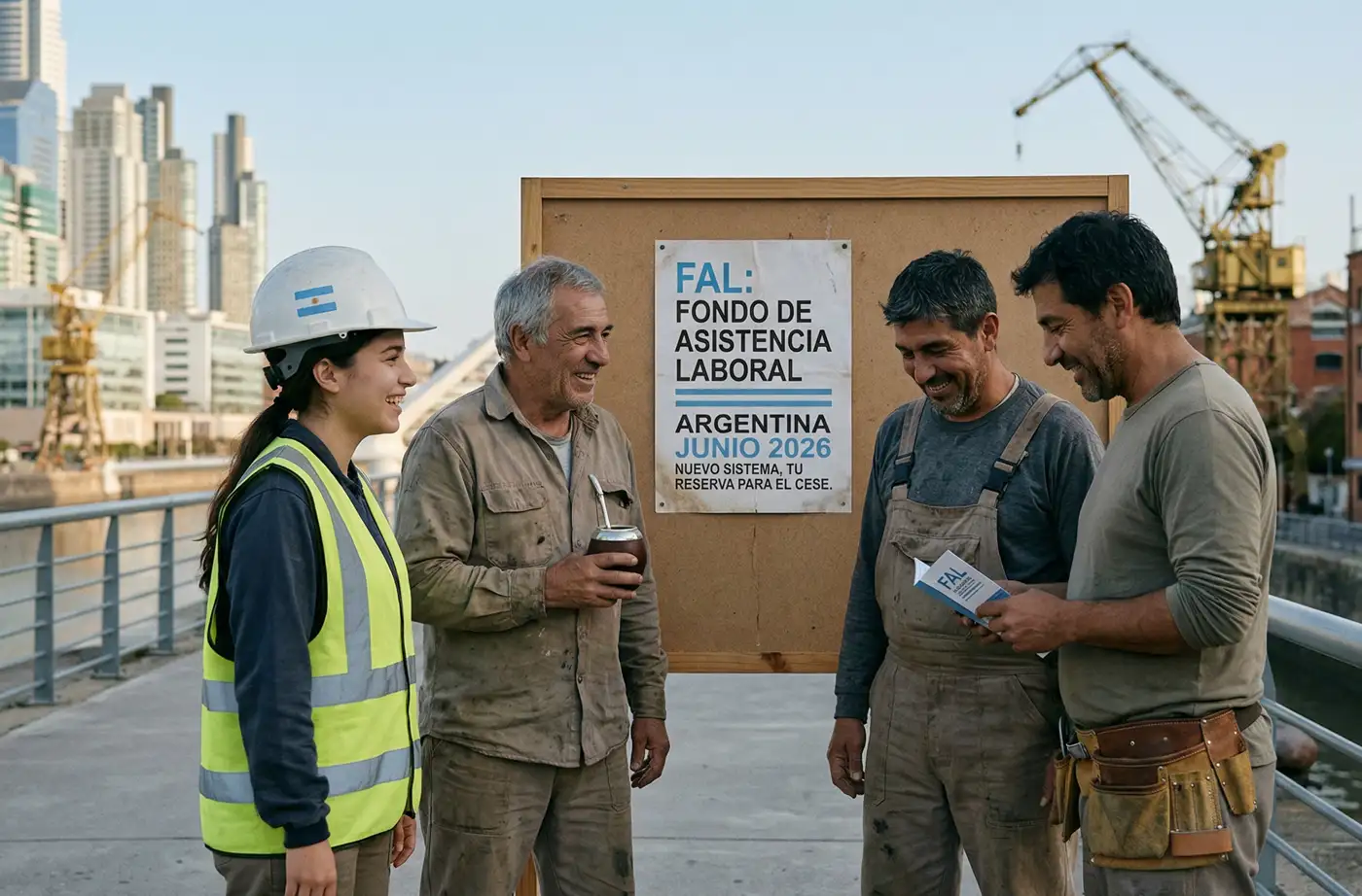 Empleados informándose sobre FAL - Fondo de Asistencia Laboral - 2026